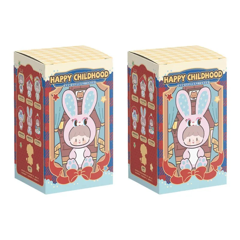 zZoton Happy Childhood Series Plush Keychain Blind Box