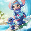 POP MART MEGA SPACE MOLLY 1000% Stitch Limited Edition Figure