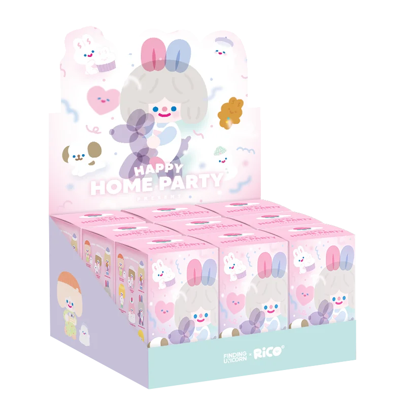 Finding Unicorn RiCO Happy Home Party Series Blind Box – Collectible Mystery Figures