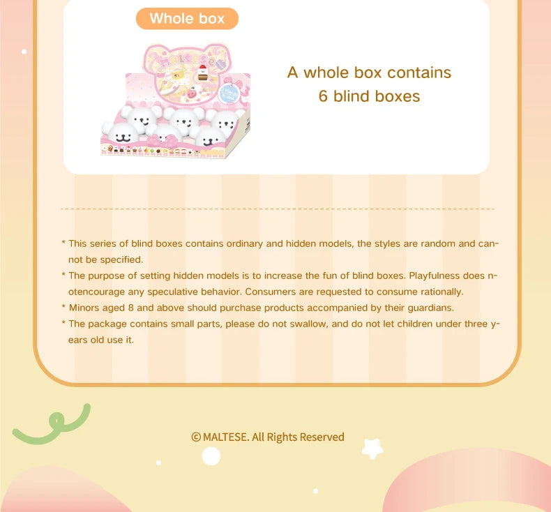 FUNISM Maltese Sweet Box Puppy Face Blind Box Figures