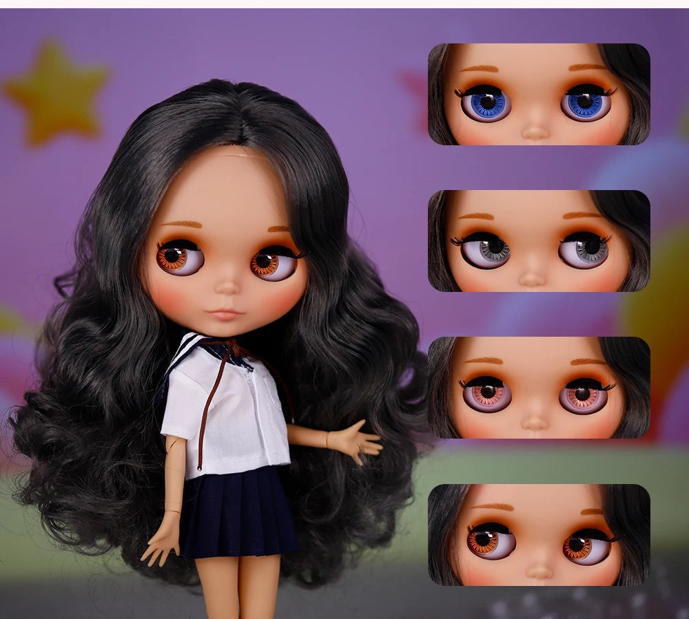 ICY DBS Blyth Doll Tan Skin Matte Face Jointed Body