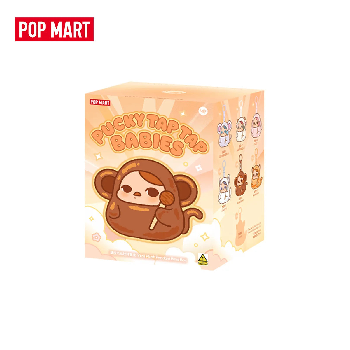 POP MART PUCKY Tap Tap Babies Vinyl Plush Pendant Blind Box