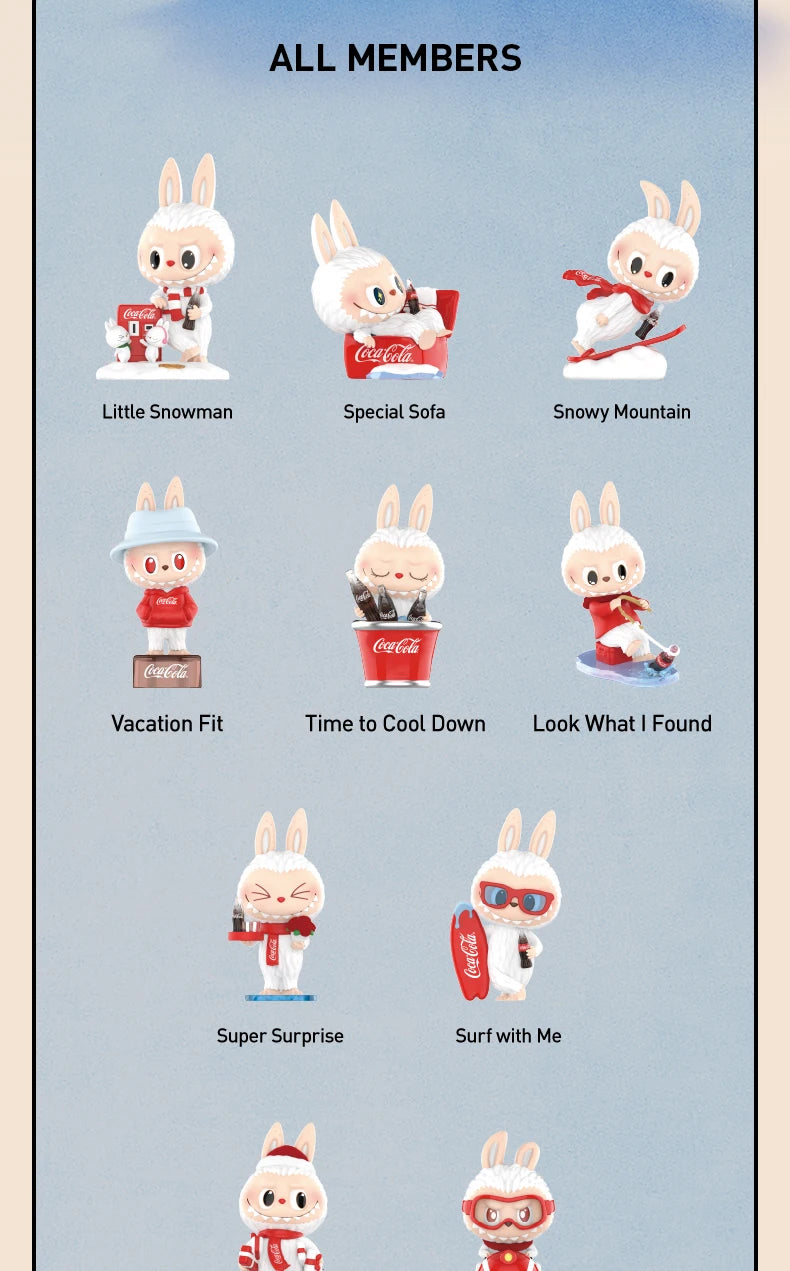 POP MART The Monsters Coca-Cola Series Blind Box Figures