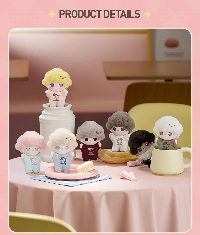 POP MART DIMOO Crush on Coffee Series Soft-faced Plush Keychain Blind Box