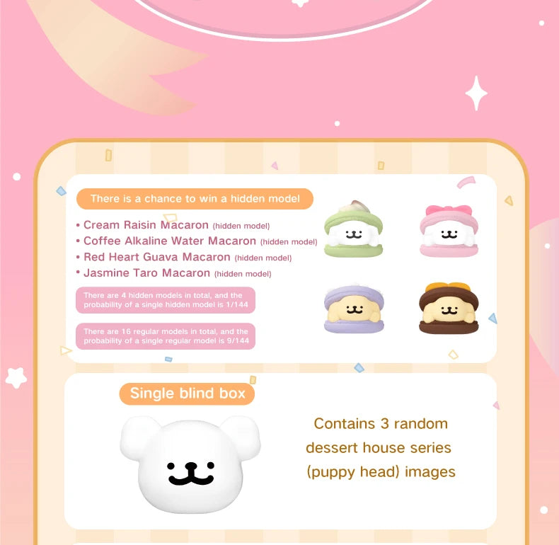 FUNISM Maltese Sweet Box Puppy Face Blind Box Figures