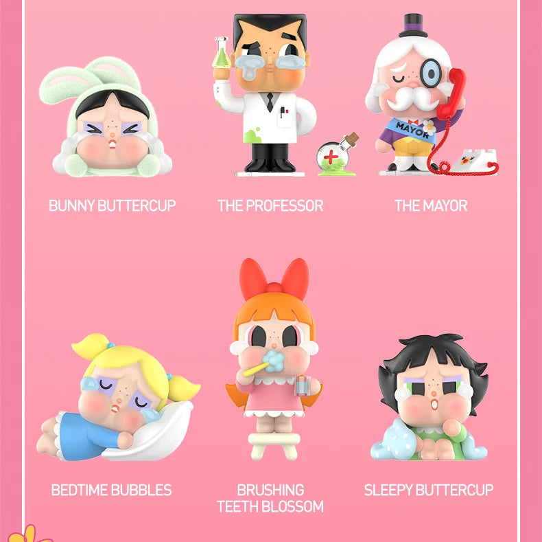 POP MART CRYBABY × Powerpuff Girls Series Blind Box