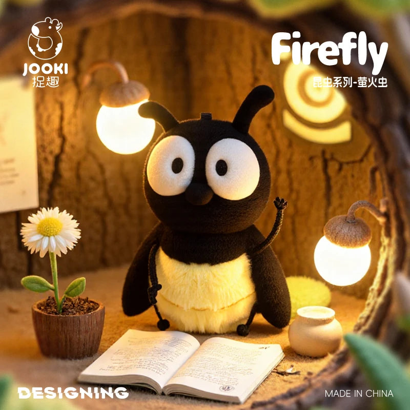 Cute Cartoon Insect Plush Toy Collection – Caterpillar, Firefly, Dragonfly, Mosquito, Cockroach
