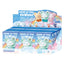 Display of 'Head in the Clouds' vinyl plush toys with colorful packaging.