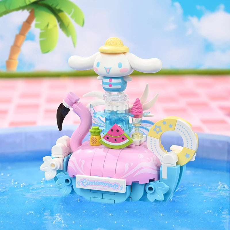 Keeppley Sanrio Summer Party Building Blocks – Hello Kitty, Kuromi & My Melody