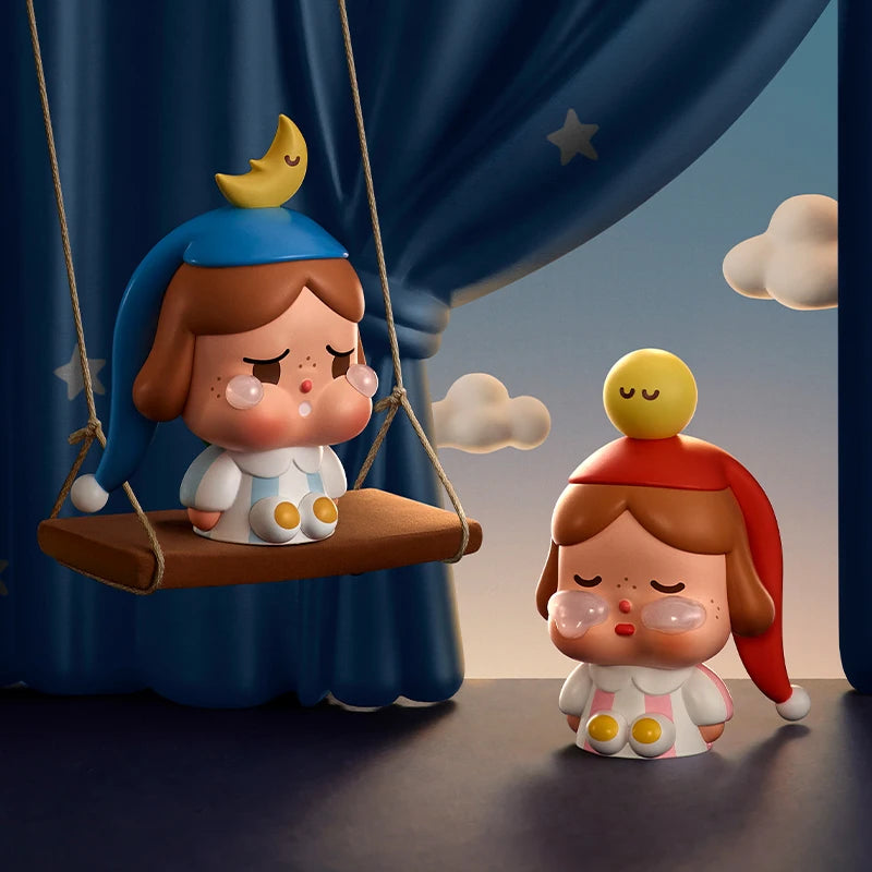 POP MART Crybaby Crying to the Moon Sitting Series Blind Box Figures