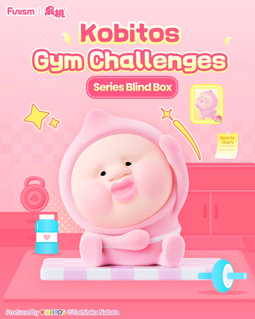 FUNISM Kobitos Gym Challenges Series Blind Box Figures