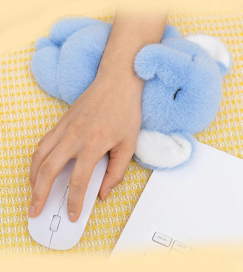 19cm Kawaii Animal Plush Wrist Rest Pad
