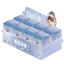 Display of '幻梦之境' boxes with a small figurine on a white background