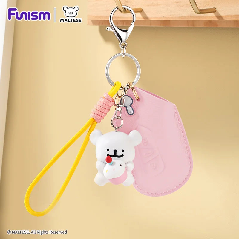 FUNISM Maltese Puppy Keychain Series