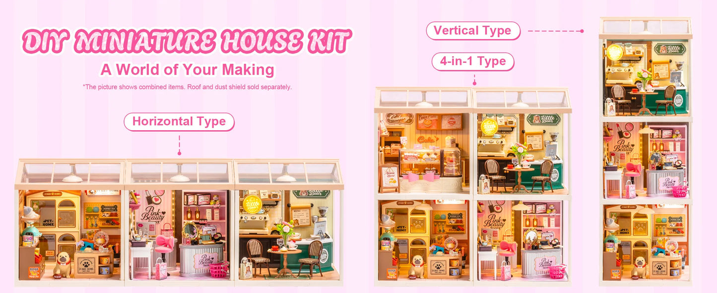 ROBOTIME Rolife Super Creator Series Pink Beauty Dollhouse image 14