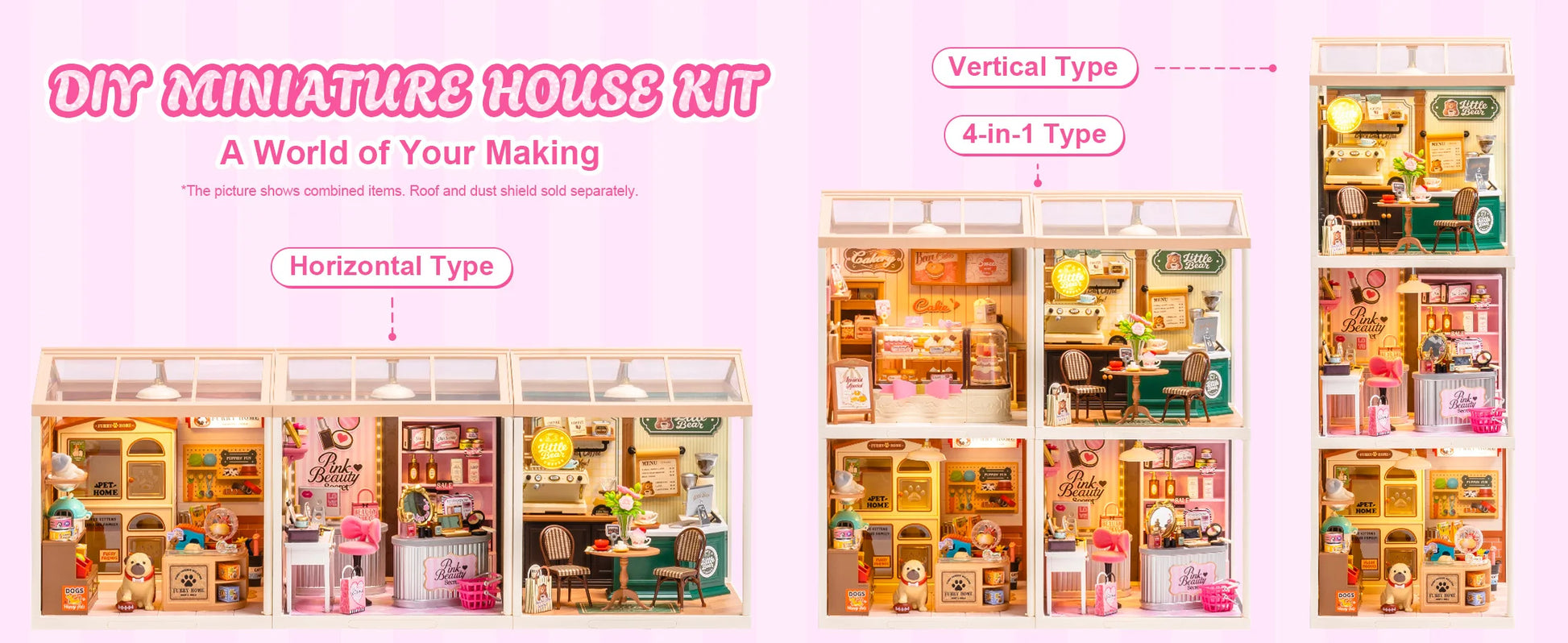 ROBOTIME Rolife Super Creator Series Pink Beauty Dollhouse image 14