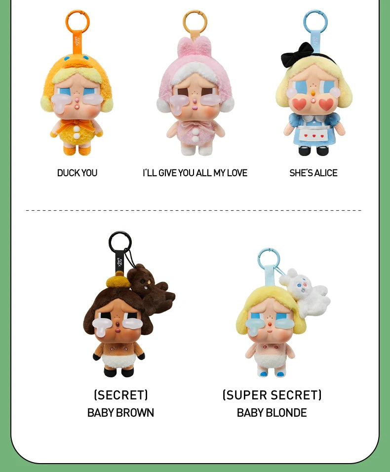 POP MART CRYBABY Crying Again Vinyl Face Plush Blind Box