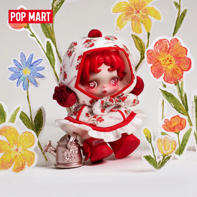 POP MART SKULLPANDA Amid Flowers Plush Doll Pendant packaging view