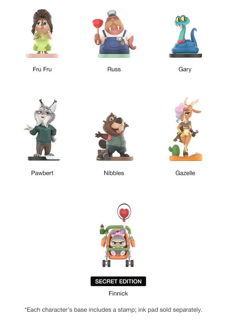 POP MART Disney Zootopia Next Adventure Series Blind Box Figures