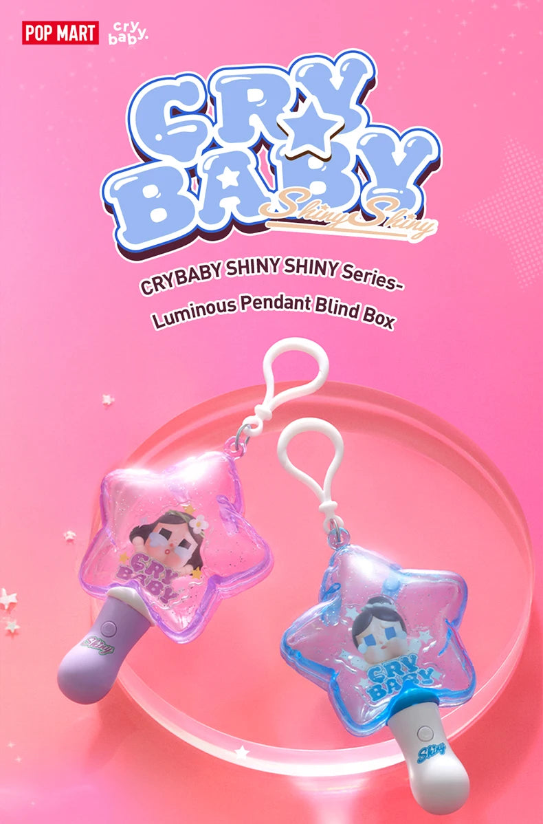 POP MART CRYBABY Shiny Shiny Series Luminous Pendant Blind Box