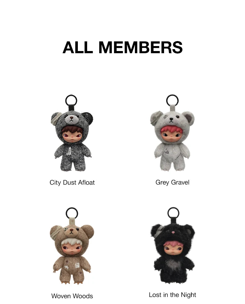 POP MART Hirono Road Journal Plush Doll Pendant Blind Box