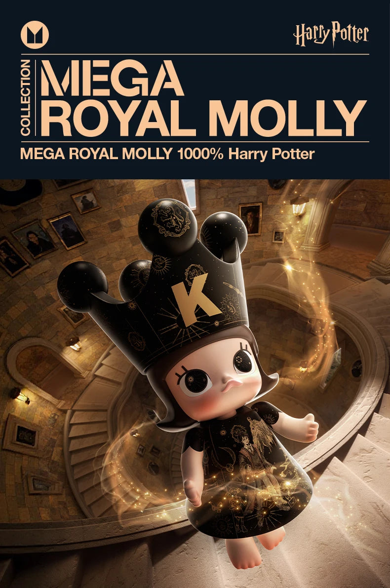 POP MART MEGA ROYAL MOLLY 1000% Harry Potter Limited Edition