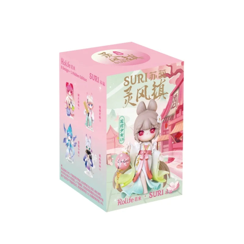 Robotime Rolife Suri Lingfeng Town Series Blind Box Dolls Action Figure Surprise Box Lady Toys-SJXX0