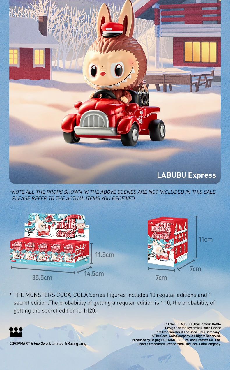 POP MART The Monsters Coca-Cola Series Blind Box Figures