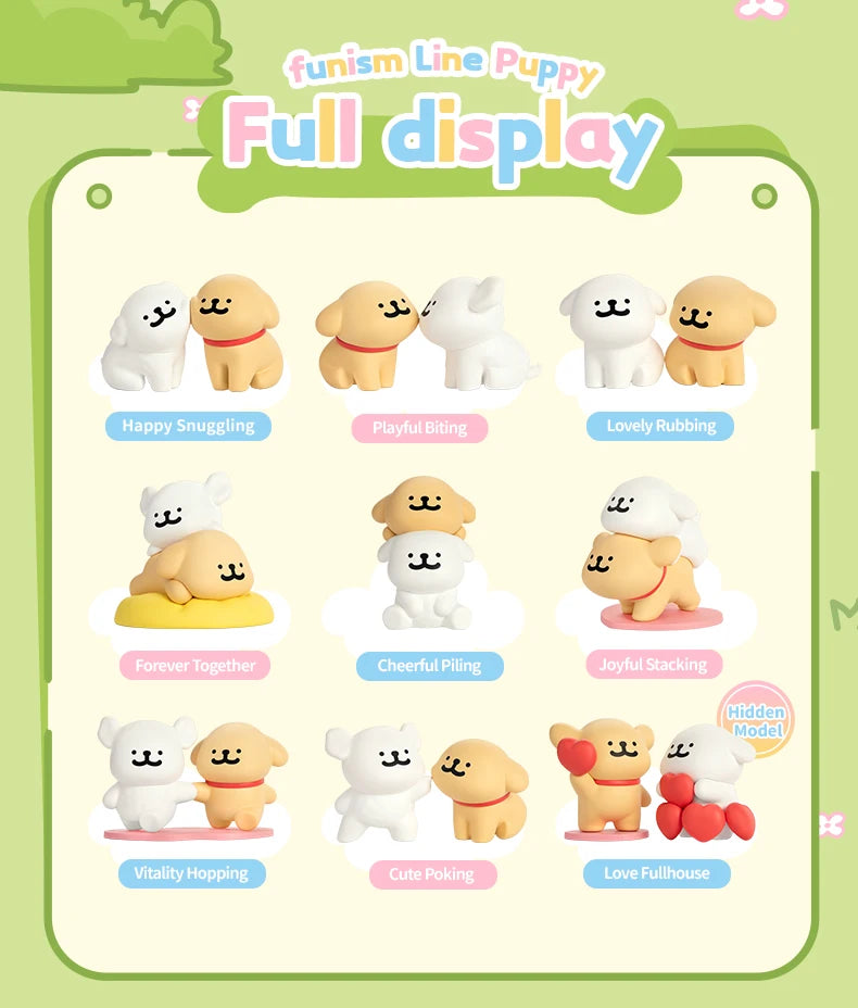 FUNISM Maltese Happy Snuggling Series Blind Box Figures