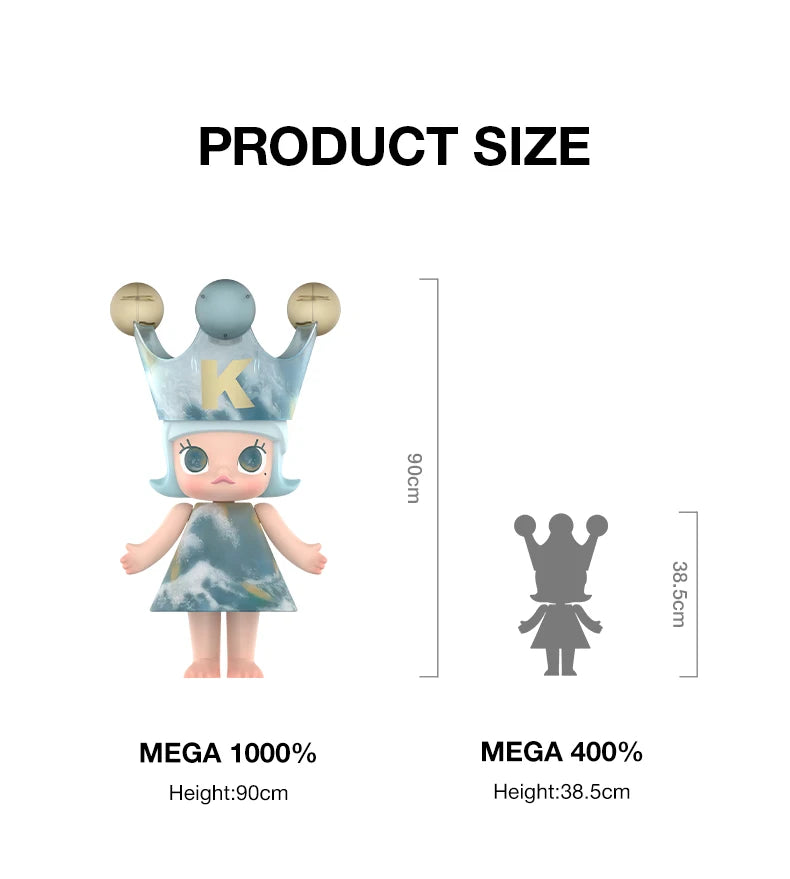 POP MART MEGA Royal Molly 1000% DIDI-TO LOVE Limited