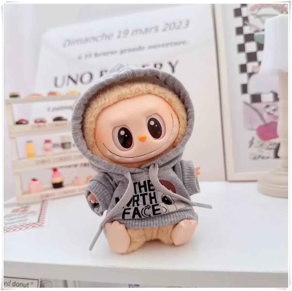 Labubu 17cm Doll Clothes Outfit | Hoodie & Pants Korean Idol Style Accessories