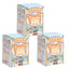 Cartoon character packaging with a colorful design on a white background