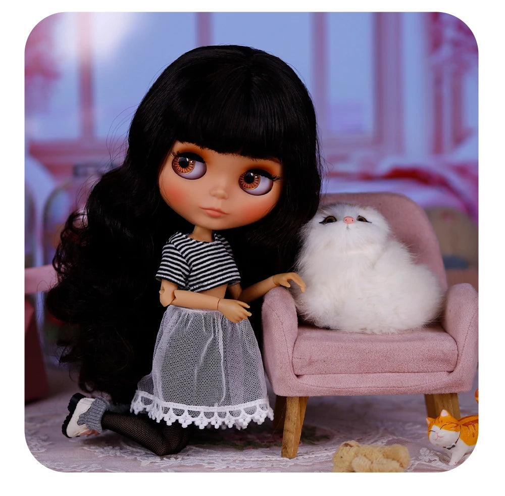 ICY DBS Blyth Doll Tan Skin Matte Face Jointed Body