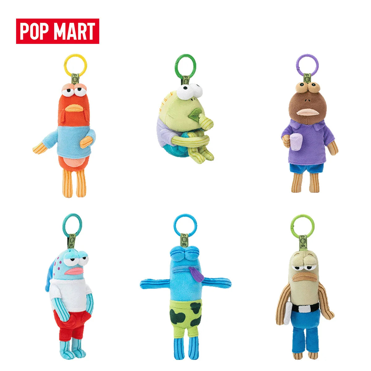 POP MART Bikini Bottom Buddies Plush Blind collector view