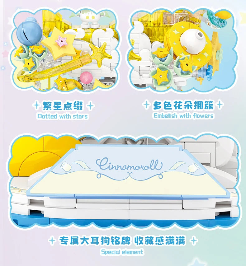 TOPTOY Sanrio Kuromi & Cinnamoroll Secret Realm Elf Series Building Blocks