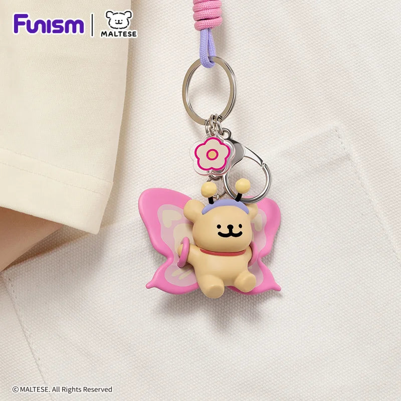 FUNISM Maltese Puppy Keychain Series