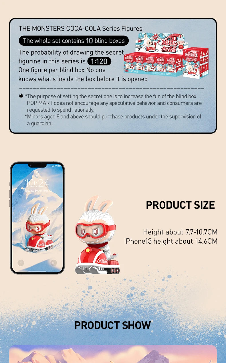 POP MART The Monsters Coca-Cola Series Blind Box Figures