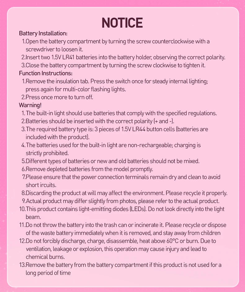 POP MART CRYBABY Shiny Shiny Series Luminous Pendant Blind Box