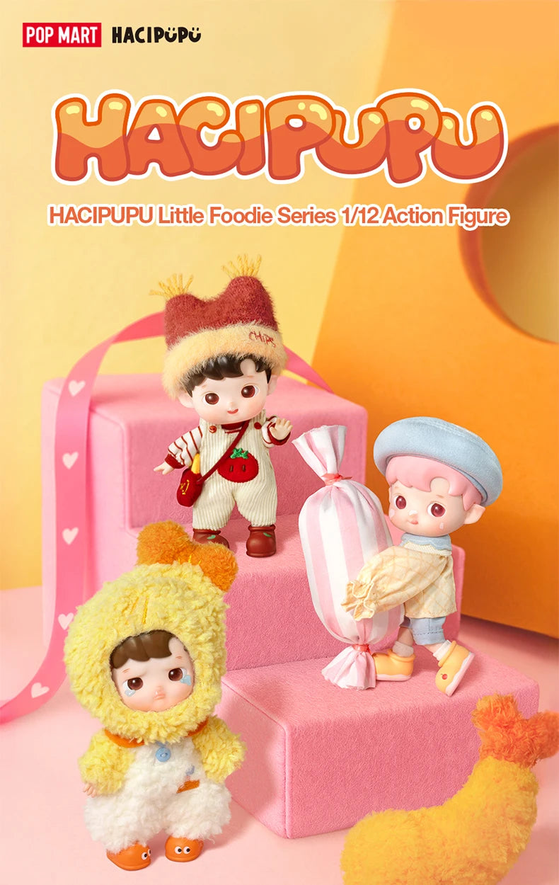 POP MART HACIPUPU Little Foodie Series 1/12 Blind Box Action Figure