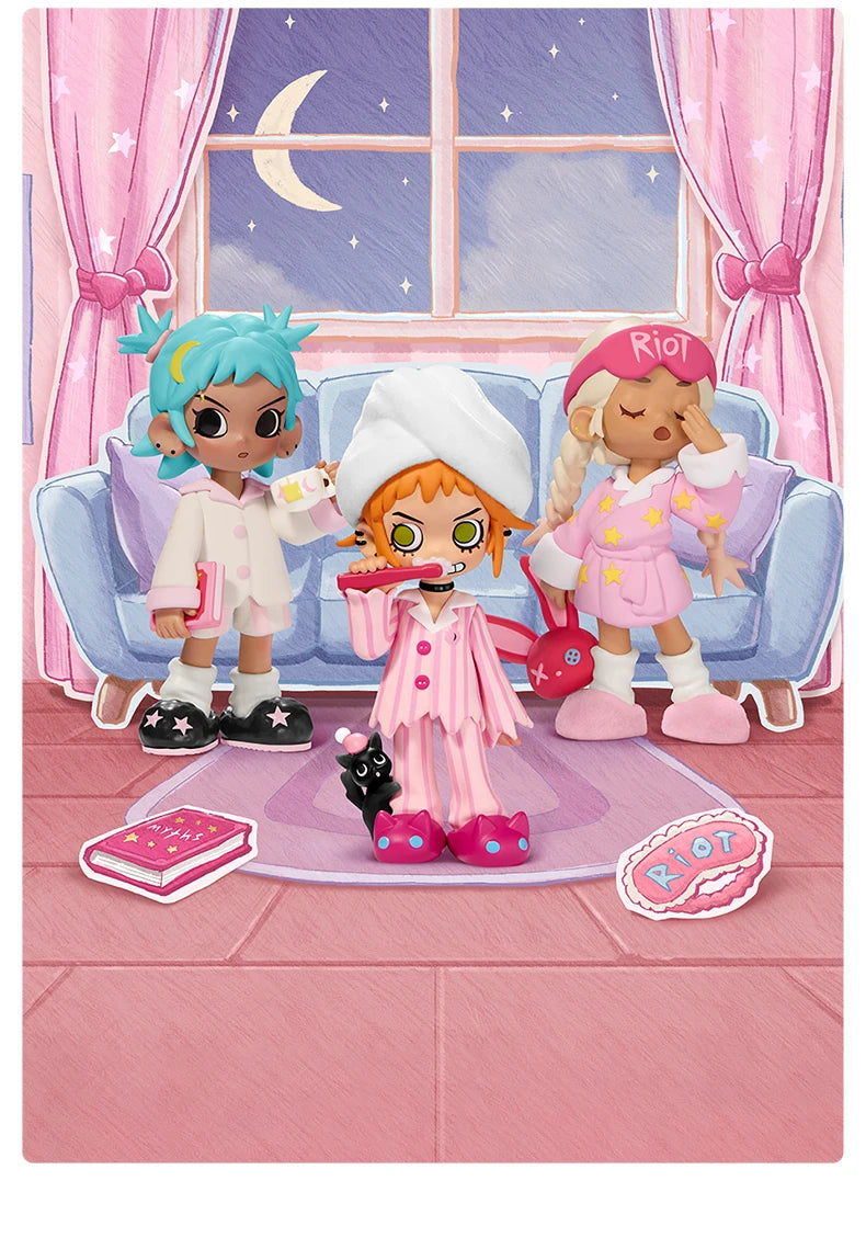 POP MART Lil Peach Riot Sleepover Series Blind Box