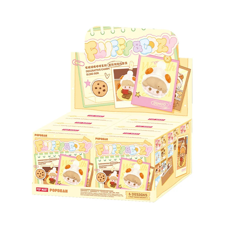 POP MART POP BEAN Fluffy & Cozy Decorative Charm Blind Box