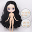 ICY DBS Blyth Doll Carved Lips Face White Skin Joint Body 1/6 BJD image 36