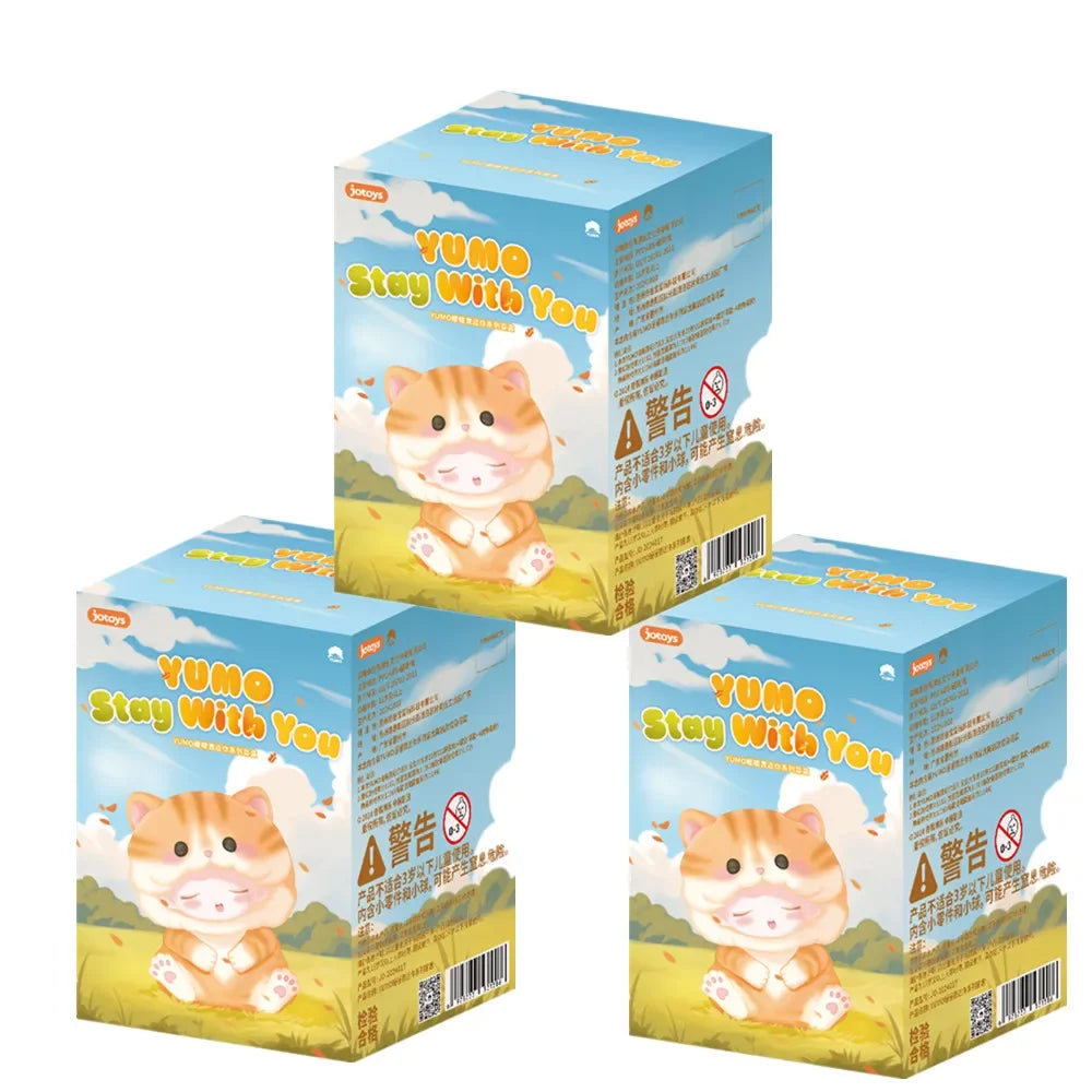 JOTOYS YUMO Stay With You Series Blind Box Mystery Box Toys Cute Action Anime Figure Kawaii Model Gift