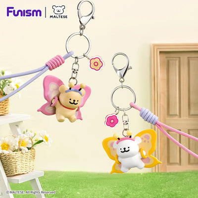 FUNISM Maltese Puppy Keychain Series
