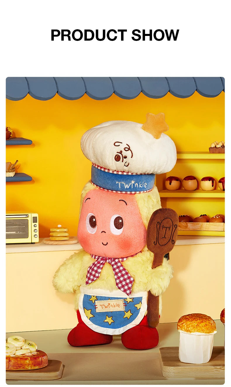 POP MART MOON GELATO Series-Baker Plush Doll box art view