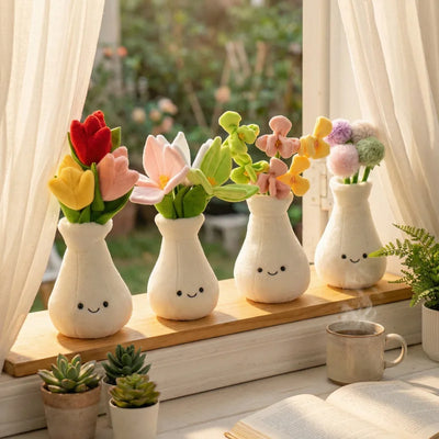 Flower Vase Plush packaging view