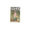 Card with an illustrated character on a white background