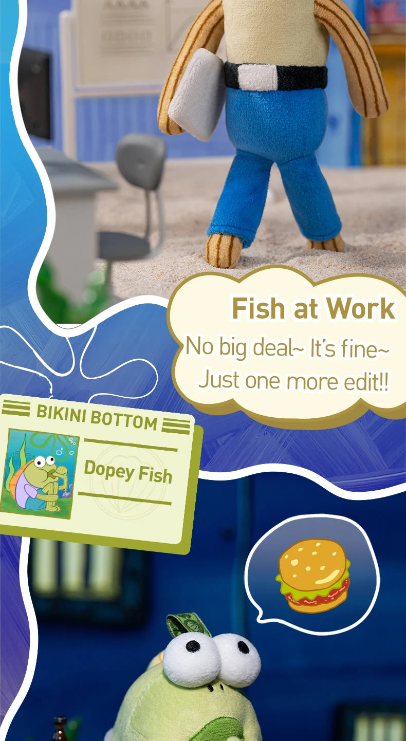 POP MART Bikini Bottom Buddies Whimsical Plush Blind Box