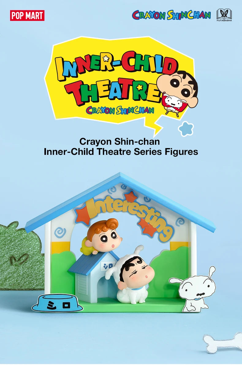 POP MART Crayon Shin-chan Inner-Child Theatre Series Figures Blind box art view