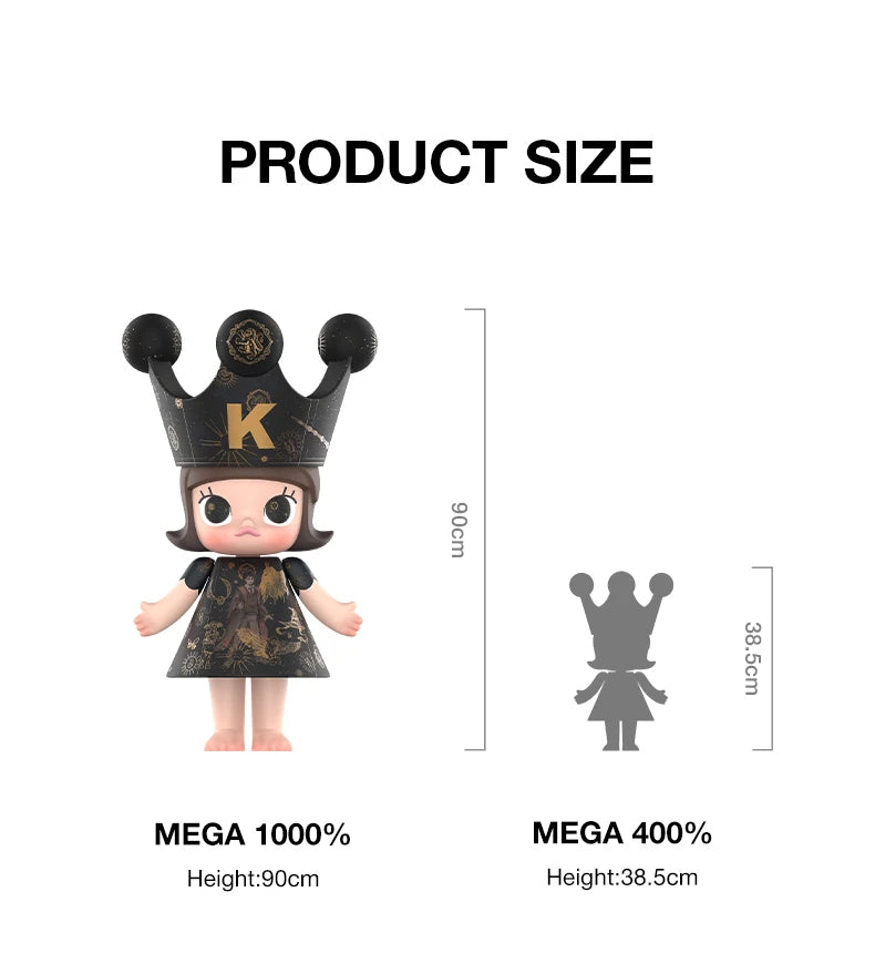 POP MART MEGA ROYAL MOLLY 1000% Harry Potter Limited Edition